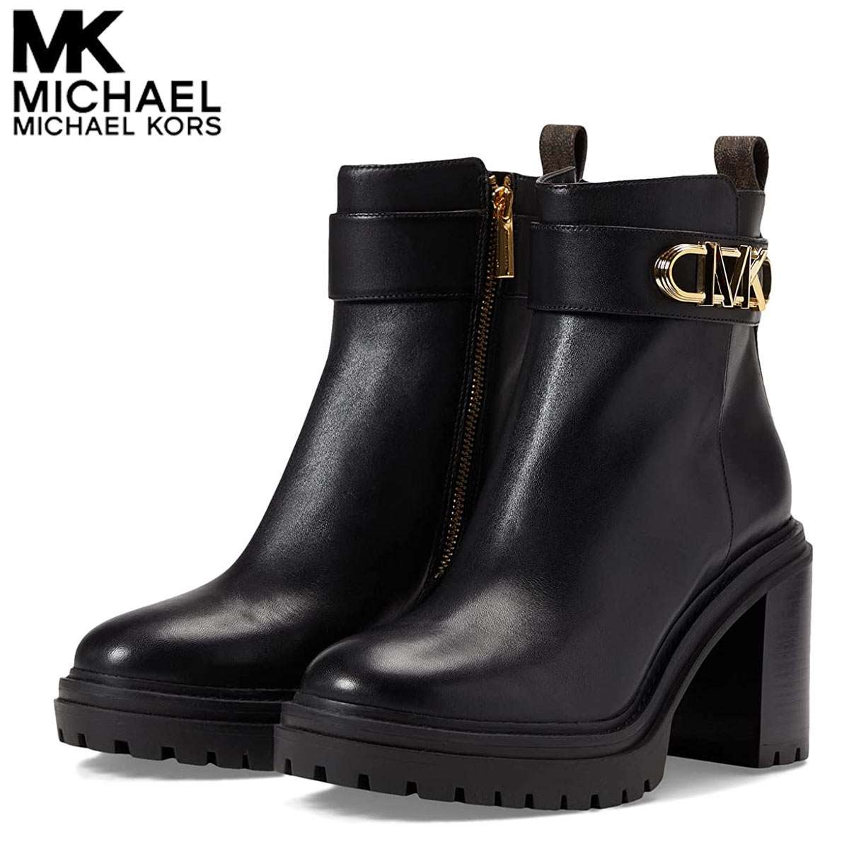 マイケルコース ブーティー レディース ヒール 歩きやすい サイドゴアブーツ 本革 ミドル 大きいサイズあり Michael Kors Parker パーカー