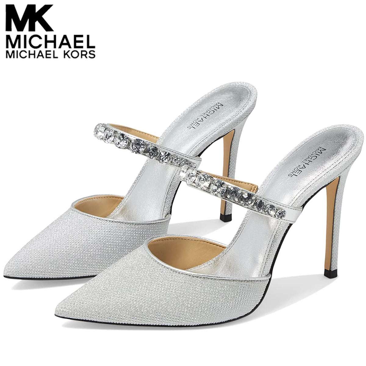 マイケルコース サンダル レディース ハイヒール パンプス チャンキーヒール ピンヒール ポインテッドトゥ 大きいサイズあり Michael Kors