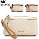 マイケルコース ポーチ セカンドバック ブランド キャンバス ストラップ おしゃれ 大きめ レディース Michael Kors
