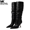 マイケルコース ブーツ レディース ロング ブランド 本革 10cm チャンキー 大きい サイズ Michael Kors