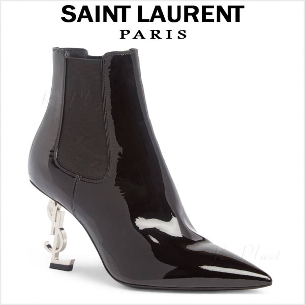 サンローラン パリ ブーツ レディース 本革 大きいサイズ SAINT LAURENT OPYUM