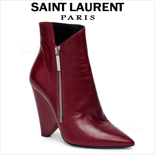 サンローラン パリ ブーツ レディース 本革 大きいサイズ SAINT LAURENT Niki