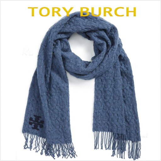 トリーバーチ マフラー レディース 大判 厚手 ウール Tory Burch トリーバーチ マフラー レディース 大判 厚手 ウール Tory Burch