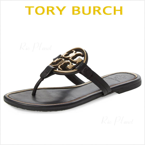 トリーバーチ サンダル トング ロゴ 黒 レディース 楽天 履き心地 サイズ TORY BURCH MILLER ミラー