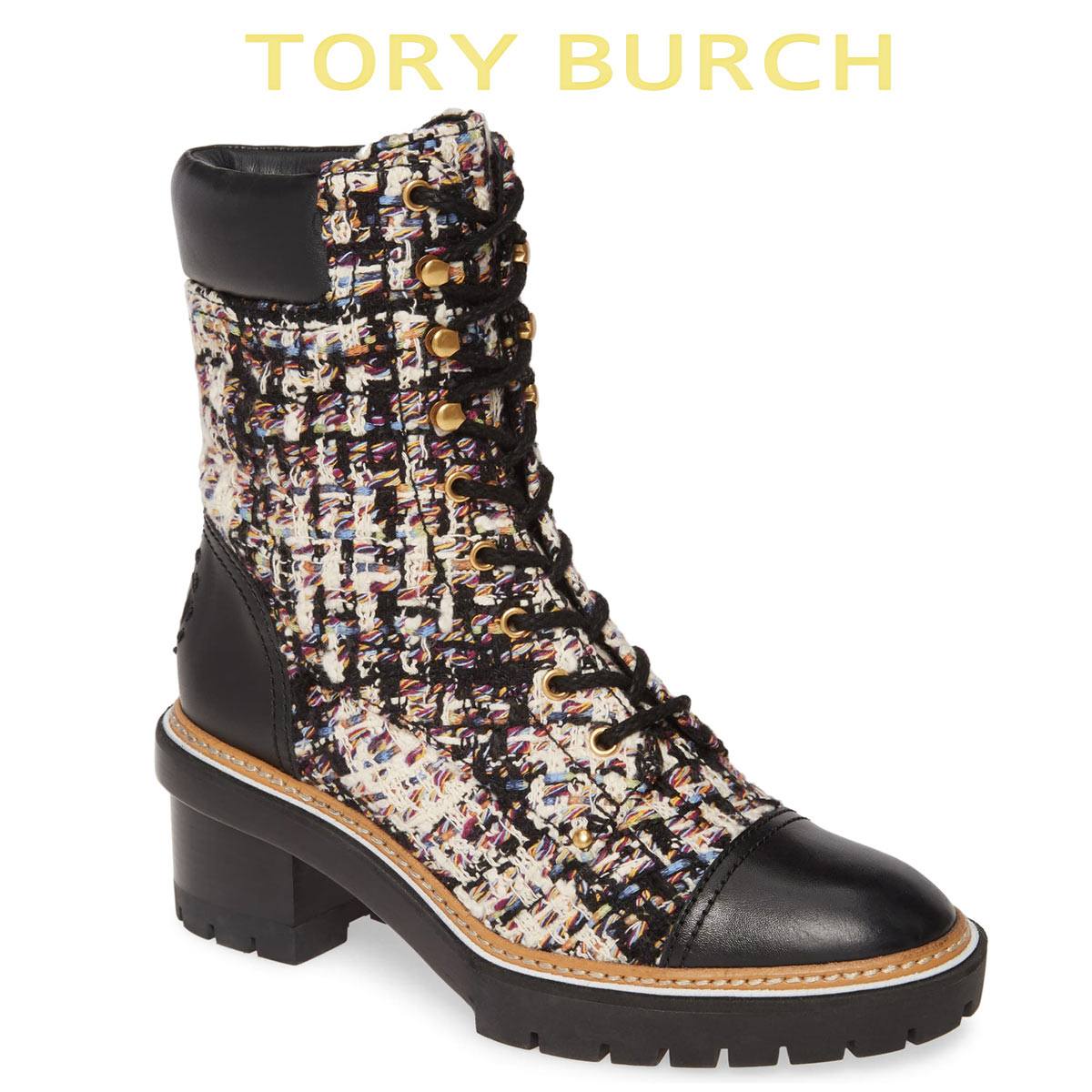 トリーバーチ ブーツ シューズ 靴 レディース 大きいサイズ あり ブーティ 本革 ショートブーツ Tory Burch