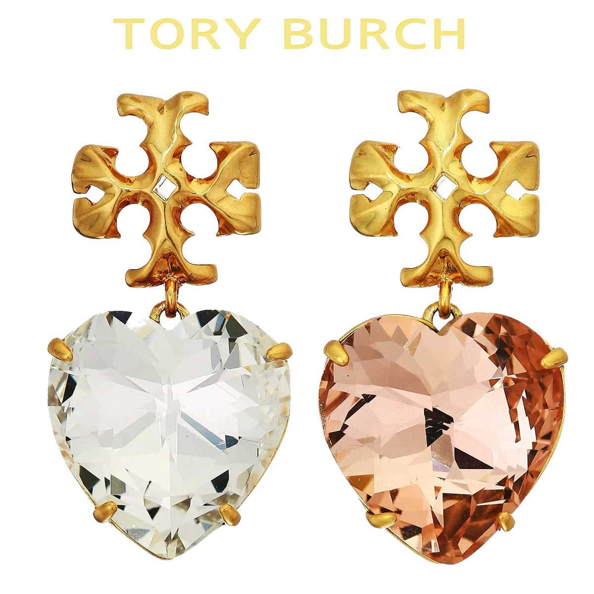 トリーバーチ ピアス レディース ハート 揺れる 個性的 しずく型 プレゼント かわいい Tory Burch