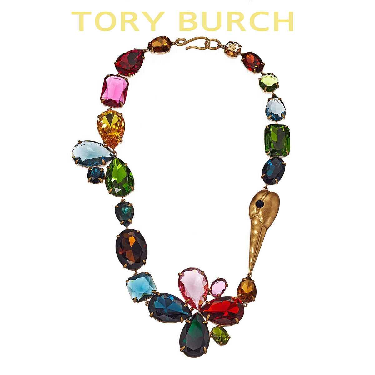 ■商品名 トリーバーチ コンバーセショナル ストーン ネックレスTory Burch CONVERSATIONAL STONE NECKLACE ■カラー Brass/Multi ■サイズ 長さ:(約)54 cm ■素材 Brass, resin, glass ■商品詳細 留め金具:フッククロージャー ■ 商品説明 美しさと光の象徴である優美でカラフルなストーンクラスターは、イブニングやパーティーにぴったりのカラーネックレスです。 TORY BURCH の販売実績10年以上！ トリーバーチは2004年にNYで創業、弊社バイヤーの提案により販売を開始したのも2004年。当時、日本での知名度はまったくありませんでした。創業当初より、品質の高さとファッション性を兼ね備えた、「上品なラグジュアリー」を提案できるブランドです。偽物・コピー商品にご注意 世界の人気ブランドに成長したトリーバーチですが、残念なことに偽物・コピー商品の生産も盛んです。激安価格や偽公式サイトにはご注意ください。 当店の商品は『 100% 正規品保障！ 』です。安心してお買い物をお楽しみください。 Tory Burch トリーバーチ ⇒　ブランドページはこちらから