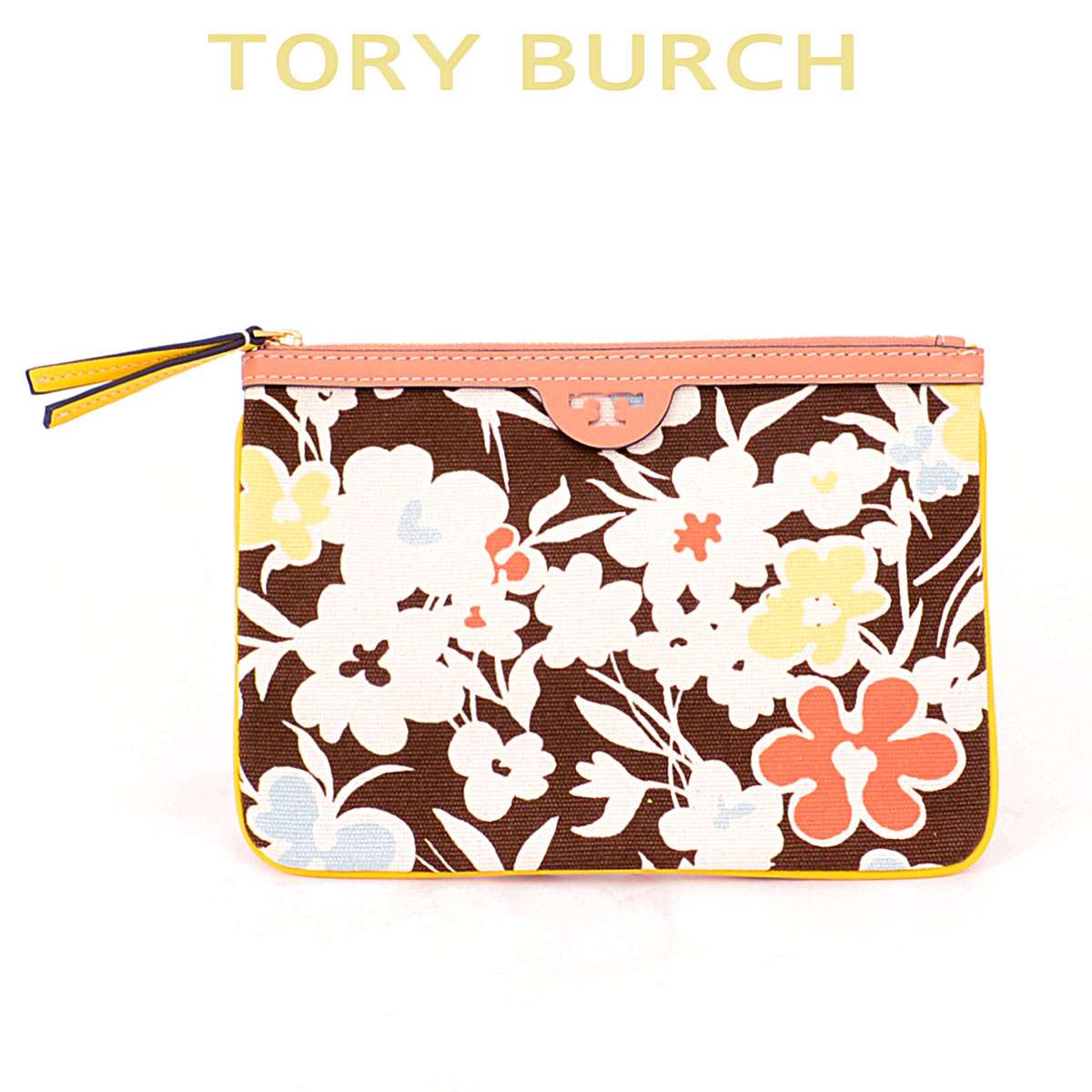 トリーバーチ トリーバーチ ポーチ ブランド レディース 小物入れ バッグインバッグ かわいい 大きめ 薄型 Tory Burch