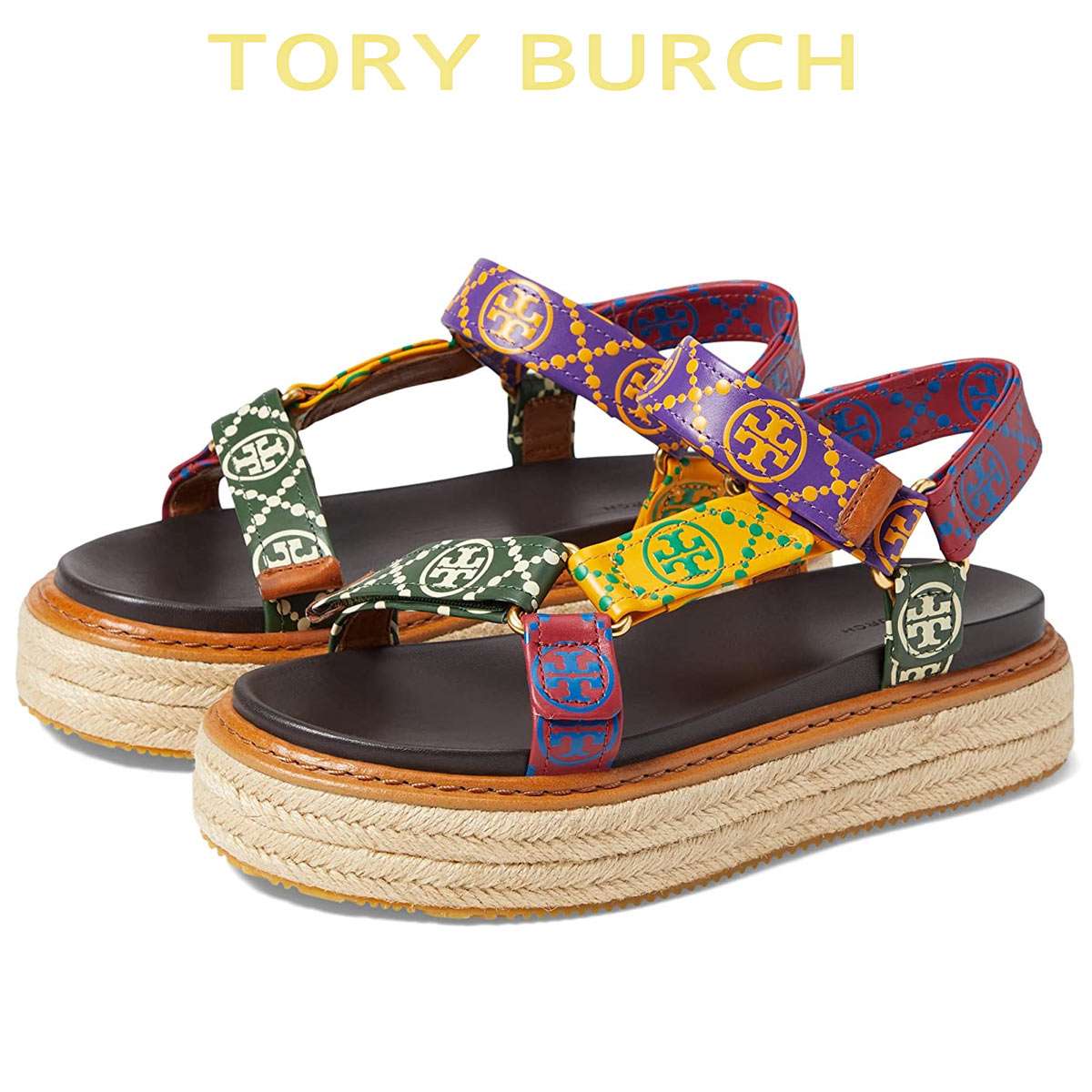 トリーバーチ サンダル レディース 厚底 歩き やすい ブランド おしゃれ 外履き スポーツサンダル Tory Burch