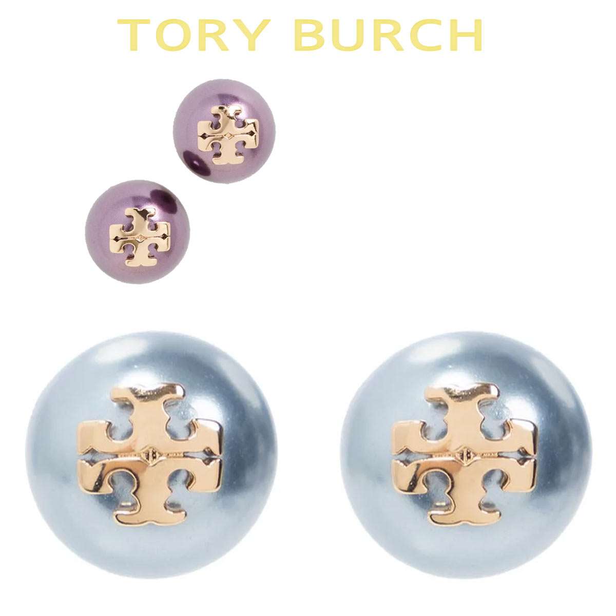 トリーバーチ ピアス シンプル ブランド 18K金 パール おしゃれ 大人かわいい プレゼント Tory Burch