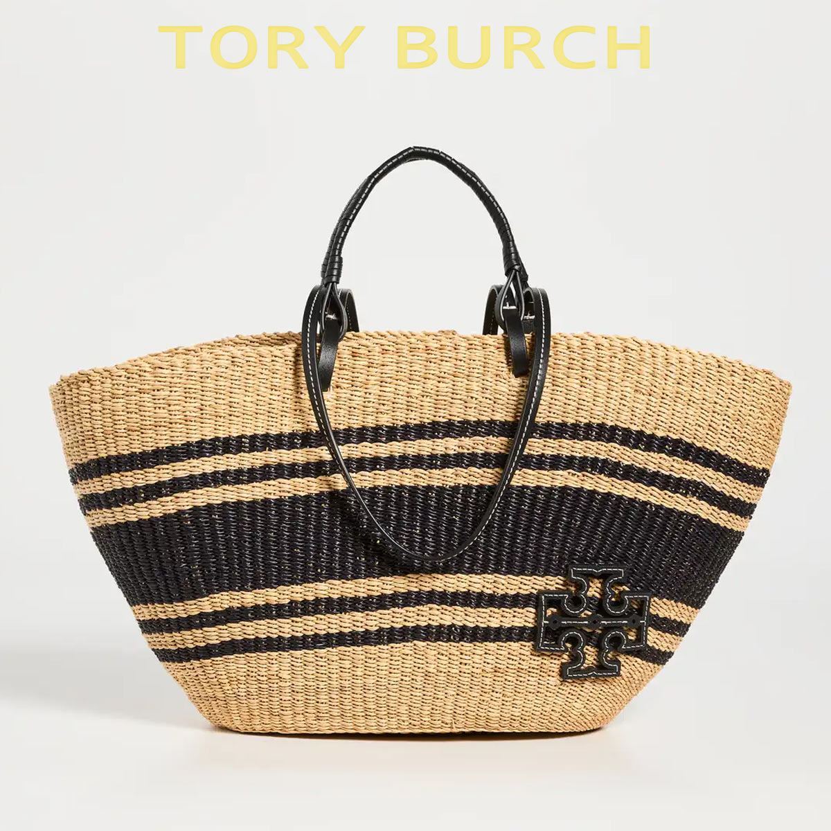 トリーバーチ トリーバーチ かごバッグ ショルダー トートバッグ レディース ジッパー付きポーチ 旅行 軽い 夏 Tory Burch