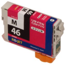 Rakuten - EPSON　IC46M(マゼンタ）リサイクルインク【合計金額5000円以上送料無料】