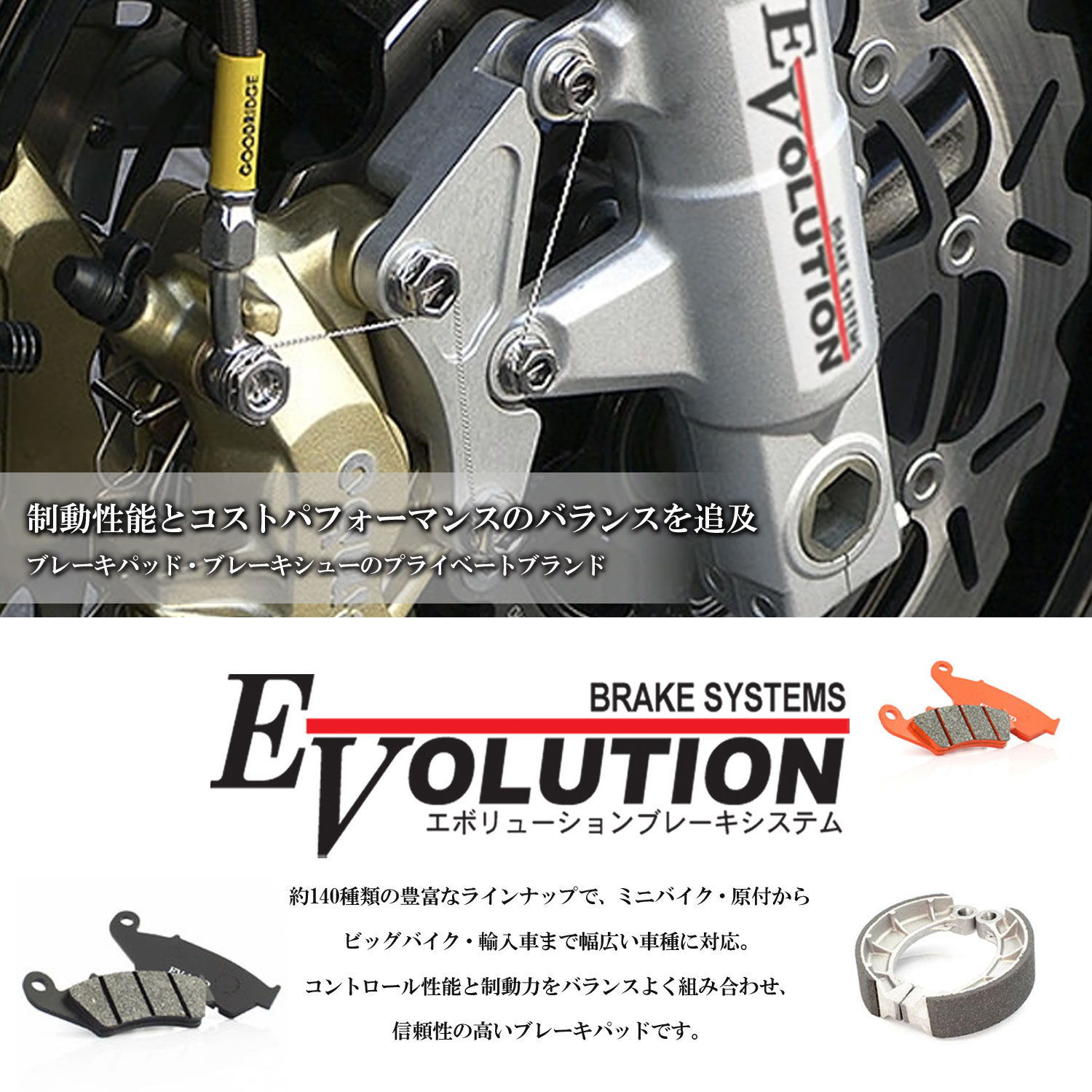 EV-9010D ブレーキパッド パット XL883 XL1200 XR1200 スポーツスター ロードスター ナイトスター フォーティエイト パーツ auc-rise-10004030 バイクパーツバッテリー販売のRISE サンプル画像2