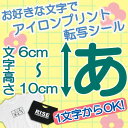 1文字から注文可能なアイロンシート！！6～10cm 選べる書体、選べるフォント、一文字から注文可能！Tシャツ、ジャンパー、体操服、名札、ペット服 新元号 令和 令和元年 などに幅広くご使用可能です。