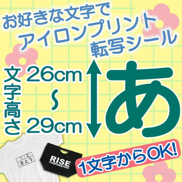 1文字から注文可能なアイロンシート!!26〜29cm選べる書体、選べるフォント、一文字から注文可能!Tシャツ、ジャンパー、体操服、名札、ペット服 新元号 令和 令和元年 などに幅広くご使用可能です。