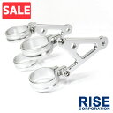 \スーパーセール/ ヘッドライトステー フォーク用 アルミビレット 43mm 銀 シルバー CBR600F VFR750R CB1000SF CBR1000F ...