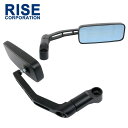 バイクミラー DUAL MIRROR デュアルミラー スポーティーフォルム バイク用ミラー