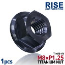 ХѡĥХåƥ꡼RISE㤨M8 P1.25 ʥå ե󥸥ʥå 1 ϻѥʥå ֥å 8mm ԥå1.25 ץåȥʥå ޥ TZR250 YZF-R125 YZ450F YBR250  RM-Z450 DR-Z400SM RM80 KTM 1290ѡǥ塼 690SMC-RפβǤʤ740ߤˤʤޤ