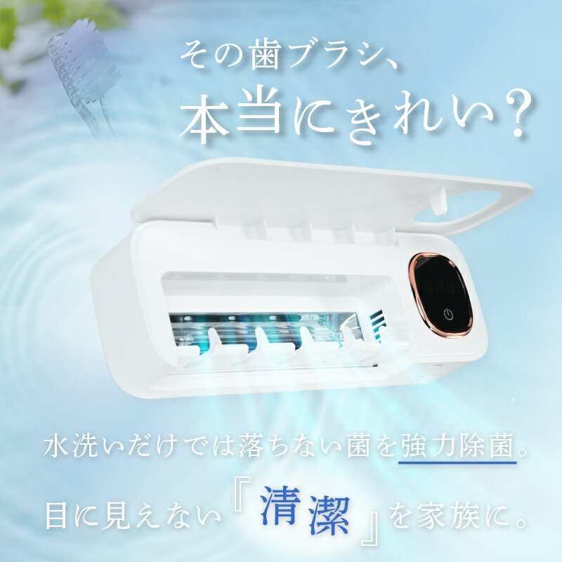★送料無料 楽天1位 歯ブラシ除菌器 歯ブラシ 除菌 壁掛け式 カビ防止 歯ブラシ収納...