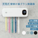 【3780円→3480円 クーポン使用で 3/27 1:59迄】歯ブラシ除菌器 歯ブラシ 除菌 壁掛け式 カビ防止 歯ブラシ収納 ケース 静音 USB充電式 LEDライト ドライ Type-c タイプC 説明書付き 除菌器