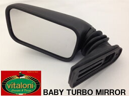 vitaloni(ビタローニ) BABY TURBO MIRROR(ベビーターボミラー) 単品 片側1個 ヴィンテージイタリアンスタイル汎用ミラー