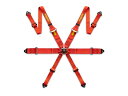MOMO PRO DRIVER 6P RED プロ ドライバー6P レッド レーシングハーネス 6点式シートベルト FIA8853-2016公認規格 FHR(HANS)対応
