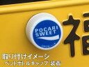 ナンバーボルトにペットボトルキャップでワンポイント 3個入り