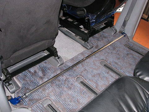 カワイ製作所 フロアバー TY0890-FBM-00 エスティマ #CR30/40 ハイブリット車含む KAWAI WORKS