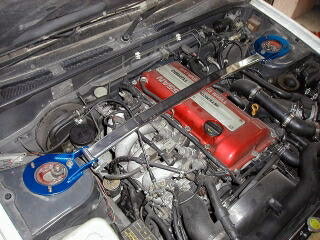 カワイ製作所 フロントストラットバー typeOS NS0132-FTO-00 シルビア PS13 KAWAI WORKS