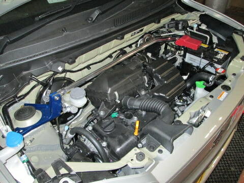 カワイ製作所 フロントストラットバー typeSTD SZ0750-FTS-00SUZUKI アルト HA36MAZDA キャロル HB36SKAWAI WORKS