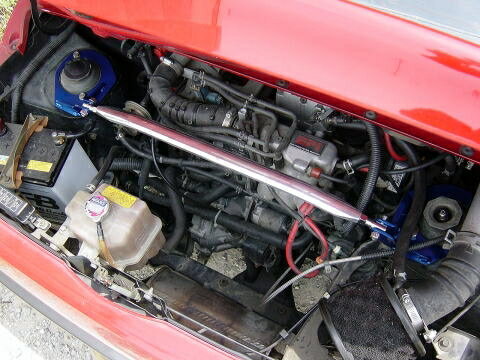 カワイ製作所 リヤストラットバー typePG MA0150-RTP-00 MAZDA AZ-1 PG6SA KAWAI WORKS