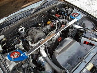 カワイ製作所 フロントストラットバー typeOS MA0160-FTO-00 MAZDA RX-7 FC3S KAWAI WORKS