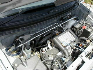 カワイ製作所 フロントストラットバー typePG DA0110-FTP-00 DAIHATSU ムーヴ L900S KAWAI WORKS