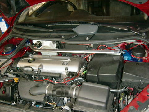 カワイ製作所 フロントストラットバー typePG IM0210-FTP-00 プジョー206 T1RFN/206RC/TIS16L4/M206CC KAWAI WORKS