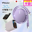 【スタイリッシュな充電】iPhone ライトニング 充電 ケーブル iphone 充電コード Lightning 巻き取り式ケーブル USB-C toタイプc ...