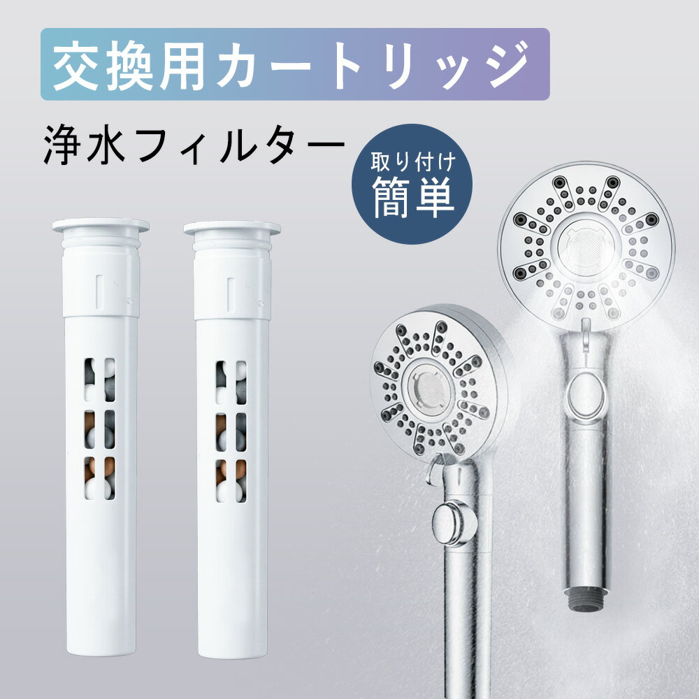 樂天商城 - ★2本入り★ シャワーヘッド 浄水カートリッジ★塩素低減 シャワー 美容 美肌効果 水圧 交換カートリッジ マイクロナノバブル 塩素除去 フィルター シャワーヘッド 浄水カートリッジ 塩素低減 シャワー 水圧 頭皮シャワーヘッド マイクロナノバブル フィルタ 取付簡単 軽量