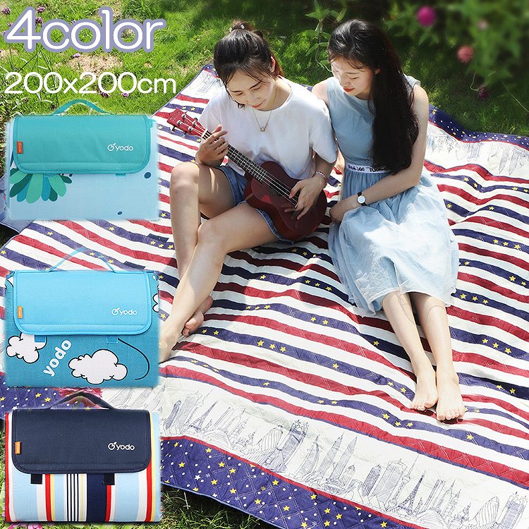 防水 レジャーシート 厚手 レジャーマット 大判 ピクニックシート ベランピング 大きい テントマット テントシート 花見 運動会 アウトドア キャンプ 6人-8人 クッション 折りたたみ おしゃれ