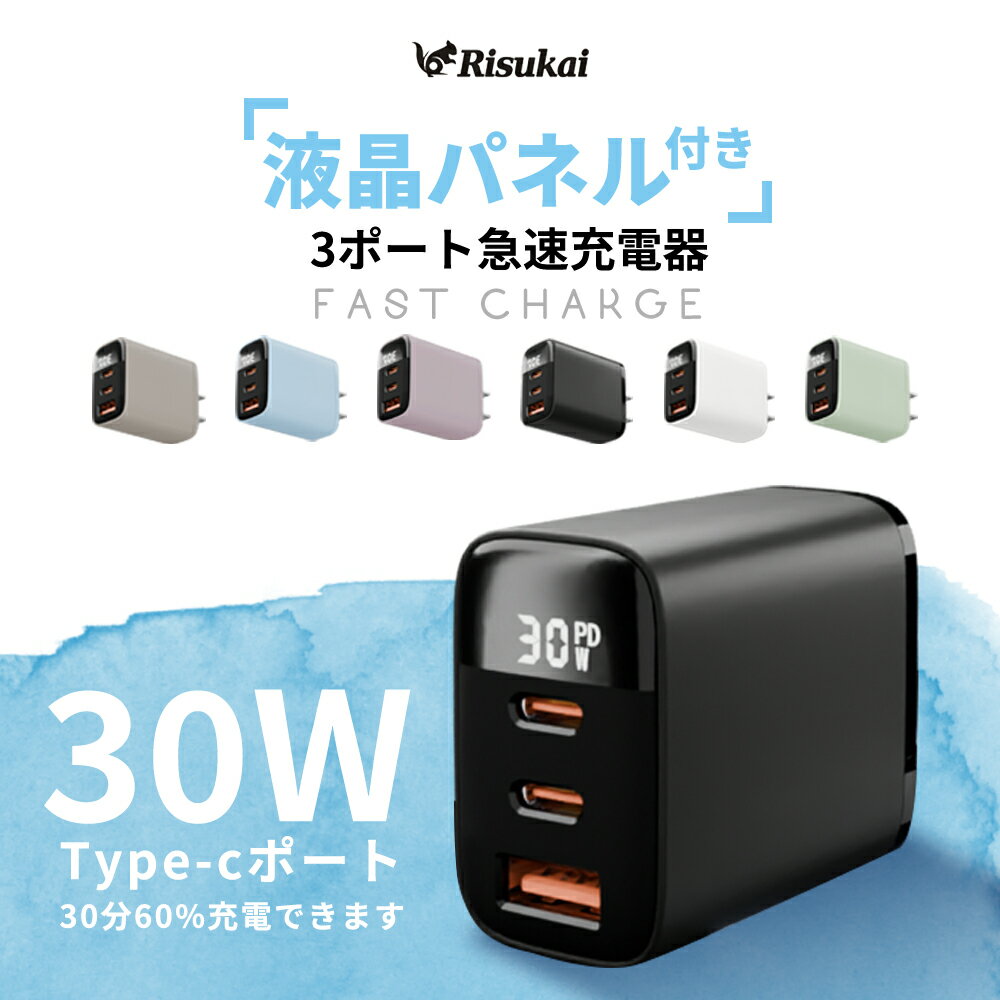 ֡2024ǯǿɲá֥󥭥1̡PD30W 20W ®Ŵ USB 󥻥 iPhone Ŵ android iPhone15 Type-CŴ c Type-C ť֥iPhone14/13/12/11/8/SE/SE2/Xperia/AQUOS ACץޥ۽Ŵ iPad Ÿץ ꥹ Risukaiפ򸫤