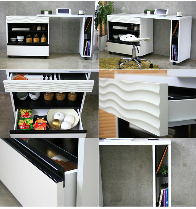 GART SU KITCHEN DESK キッチンデスク キッチンカウンター カウンター キャビネット キッチン収納 食器棚 ストッカー 収納 台所 キッチンラック 人気 アウトレット価格