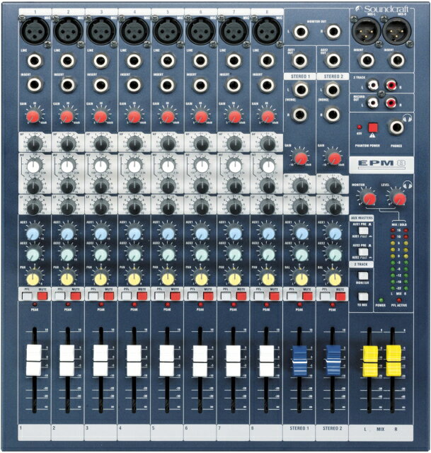 SoundCraft / サウンドクラフト アナログミキサー EPM8 コンパクトミキサー