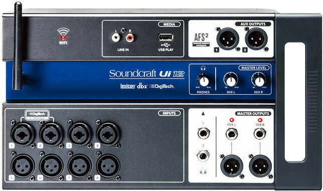 Soundcraft / サウンドクラフト Ui12 リモートコントロール デジタル ミキサー