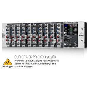 BEHRINGER/べリンガー RX1202FX V2 EURORACK PRO 12chラックマウントミキサー