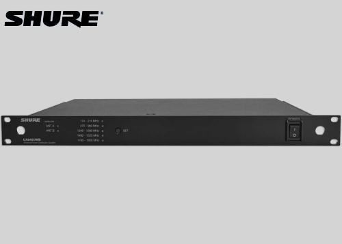 【開封品特価】SHURE　アンテナ分配器　UA845UWB-J