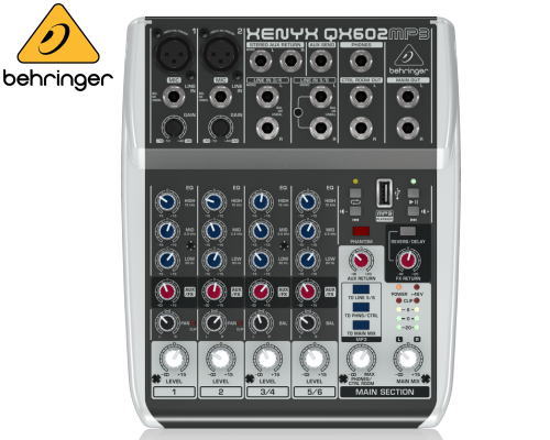 Behringer（ベリンガー）アナログミキサー QX602MP3 XENYX