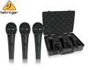 BEHRINGER（ベリンガー）ダイナミック型マイクロホン 3本セット　XM1800S ULTRAVOICE