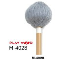 Keyboard&nbsp;Mallet&nbsp;Artist&nbsp;Series M-4000&nbsp;Series　　Marimba M-4028　EXS　籐柄（ラタン）&nbsp;灰毛糸巻　φ29×390 新毛糸と重めの複合芯を採用し音色の幅を格段に広げ、5オクターブ・マリンバに対応したシリーズです。 4010タイプは世界初のテーパー付メイプル柄を採用、籐柄の抜け良さと木柄の安定を得ることが出来ました。 4020タイプは従来の籐柄を採用、音色の幅広さを今まで通り体感することが出来ます。 ※※メーカーに在庫がないときは、納期にお時間をいただく場合がございます。　