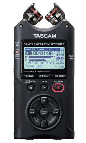 TASCAM/タスカム　DR-40X　4トラックデジタルオーディオレコーダー/USBオーディオインターフェース