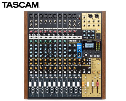 TASCAM/タスカム　Model16　16トラックライブレコーディングミキサー（USBオーディオインターフェース搭載）