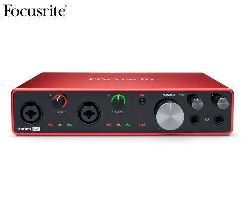 Focusrite（フォーカスライト）Scarlett 8i6 3rd Gen　オーディオインターフェース