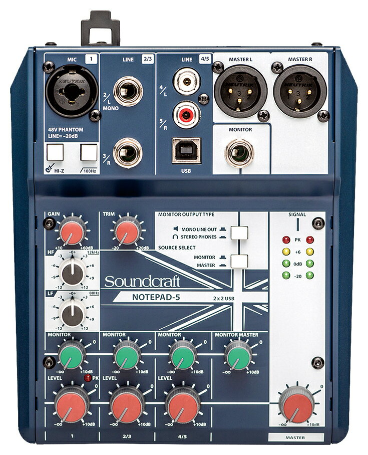 Soundcraft/Notepad-5 （ヒビノ正規品）サウンドクラフト